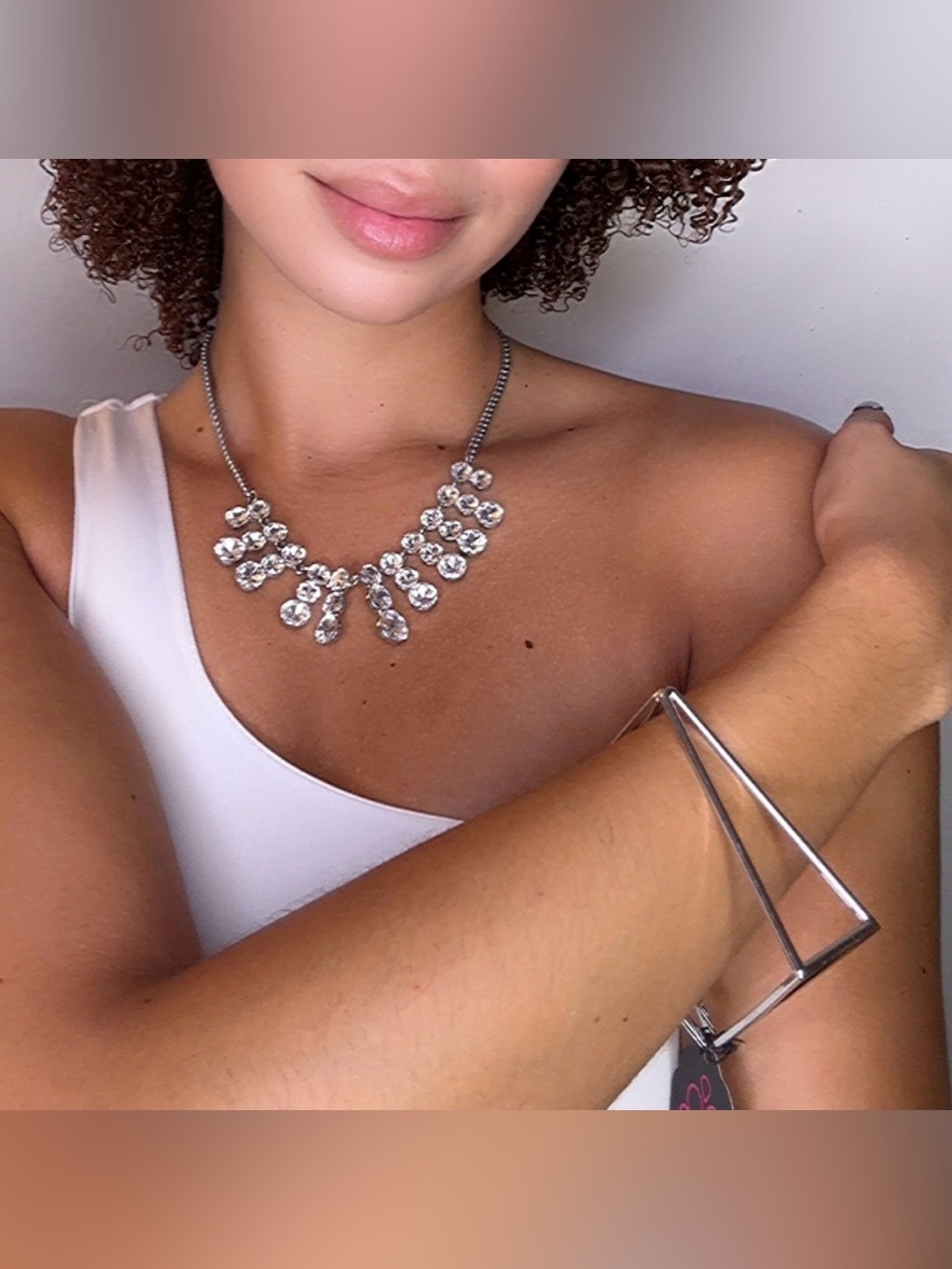 Silver Drop Necklace